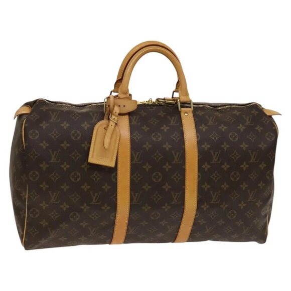 LOUIS VUITTON Monogram Keepall 50 Boston Bag M41426 LV Auth 139165 - Picture 1 of 16